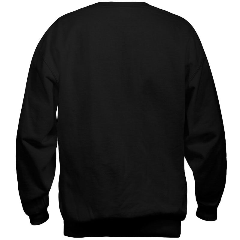 Sudadera Cuello Redondo Personalizada Unisex Trasero